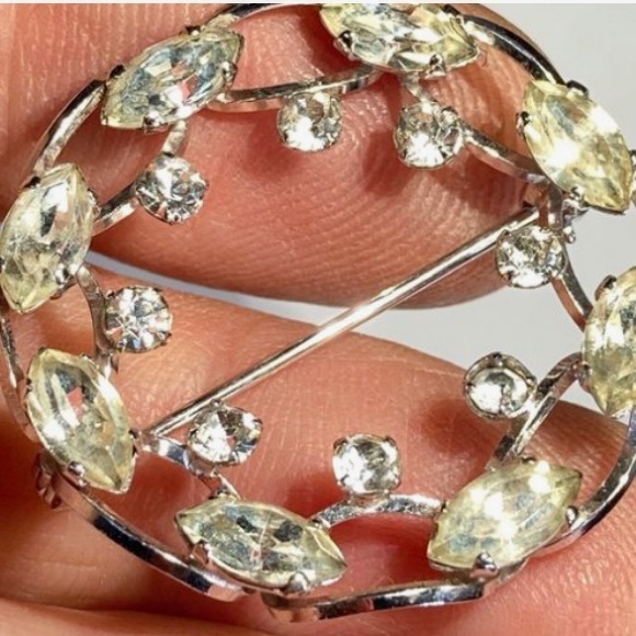 Vintage Van dell sterling silver round brooch! - Picture 7 of 8